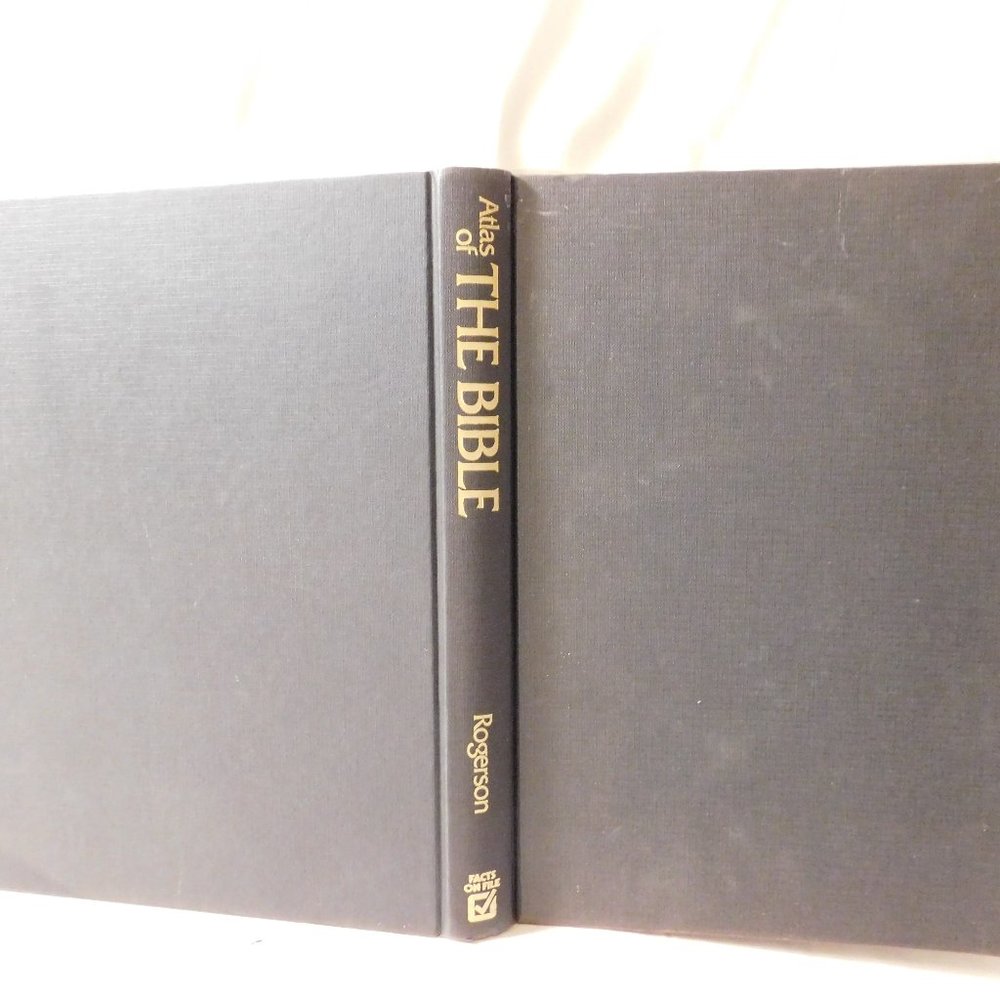 Vintage Atlas of the Bible by John Rogerson 1986 Hardcover Book